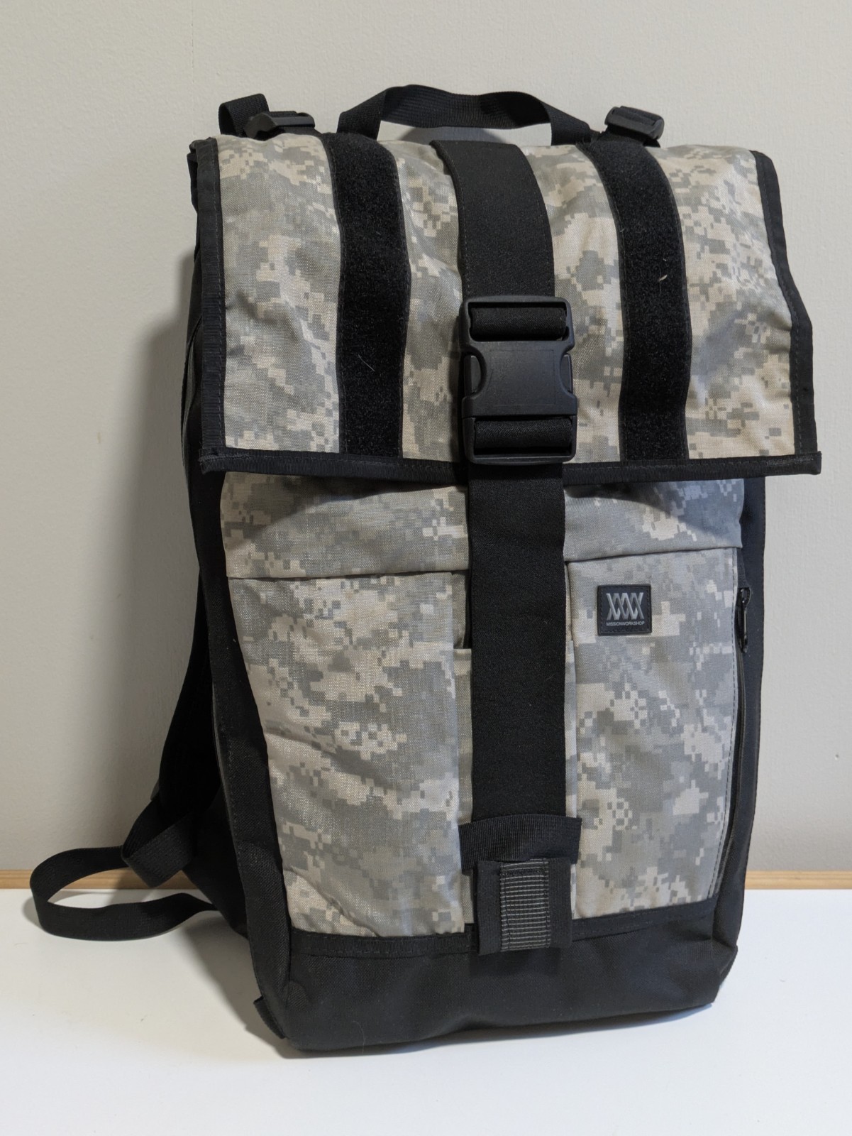 Mission Workshop ‘Rambler’ Backpack Expandable Waterproof Bag Camouflage Black