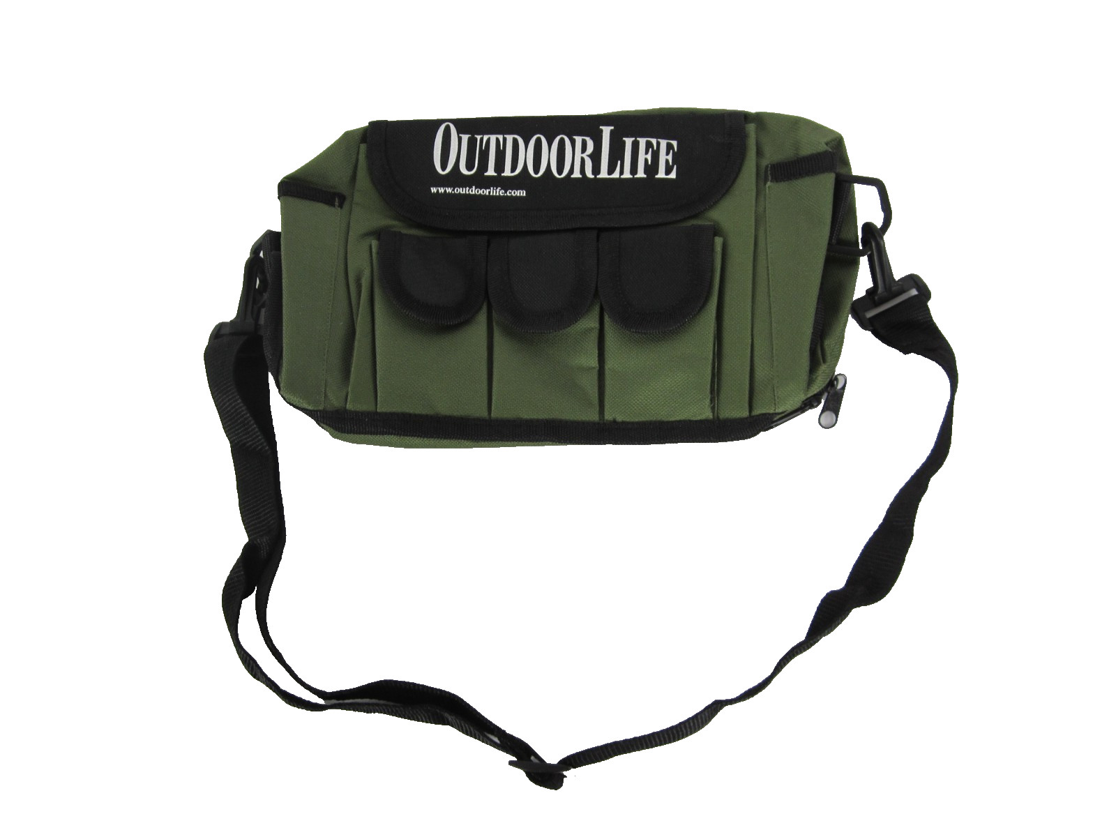 Outdoor Life Small Olive Green Soft Travel Bag Camping Hiking Fishing Hunting