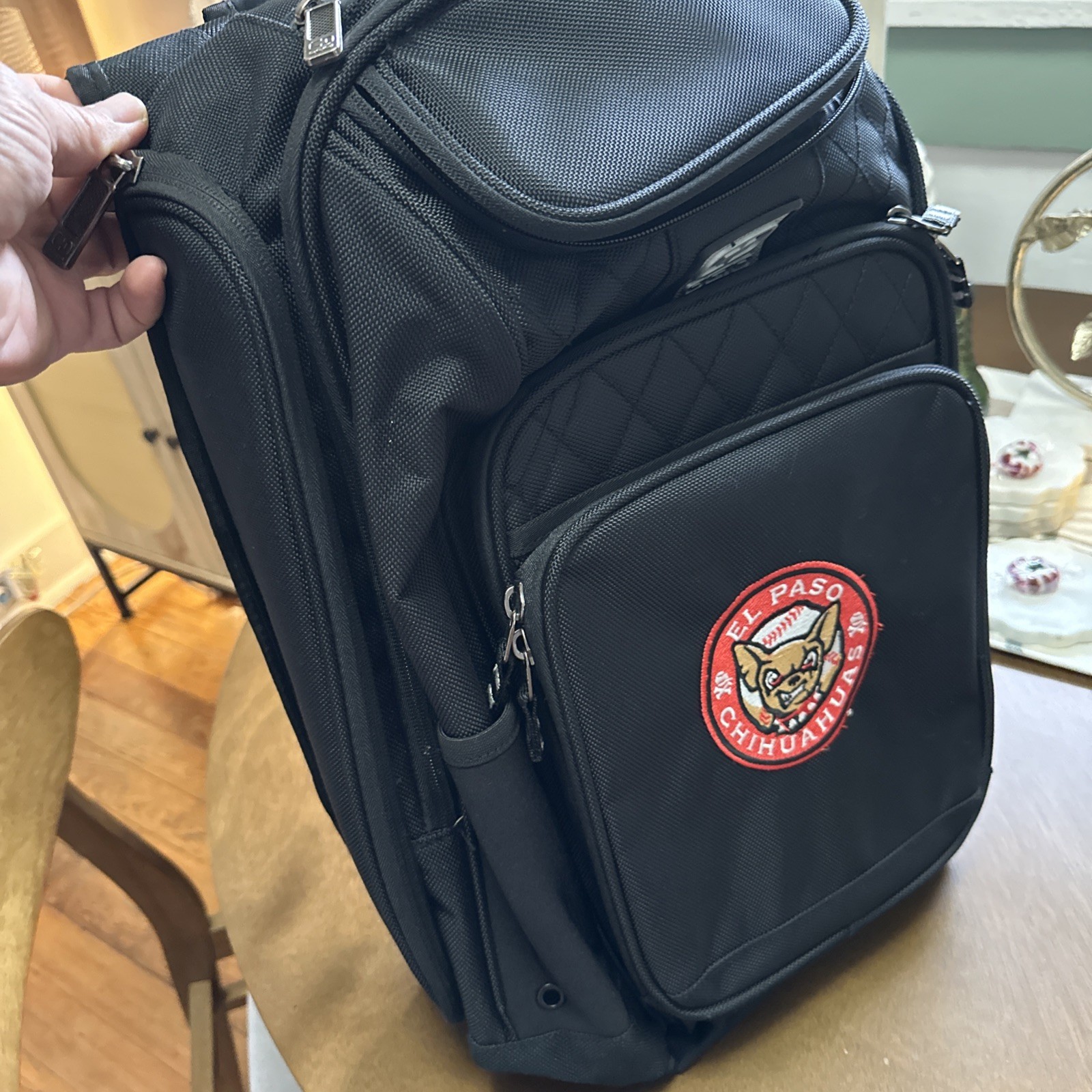 Ogio Epic laptop backpack with El Paso Chihuahuas baseball embroidered patch
