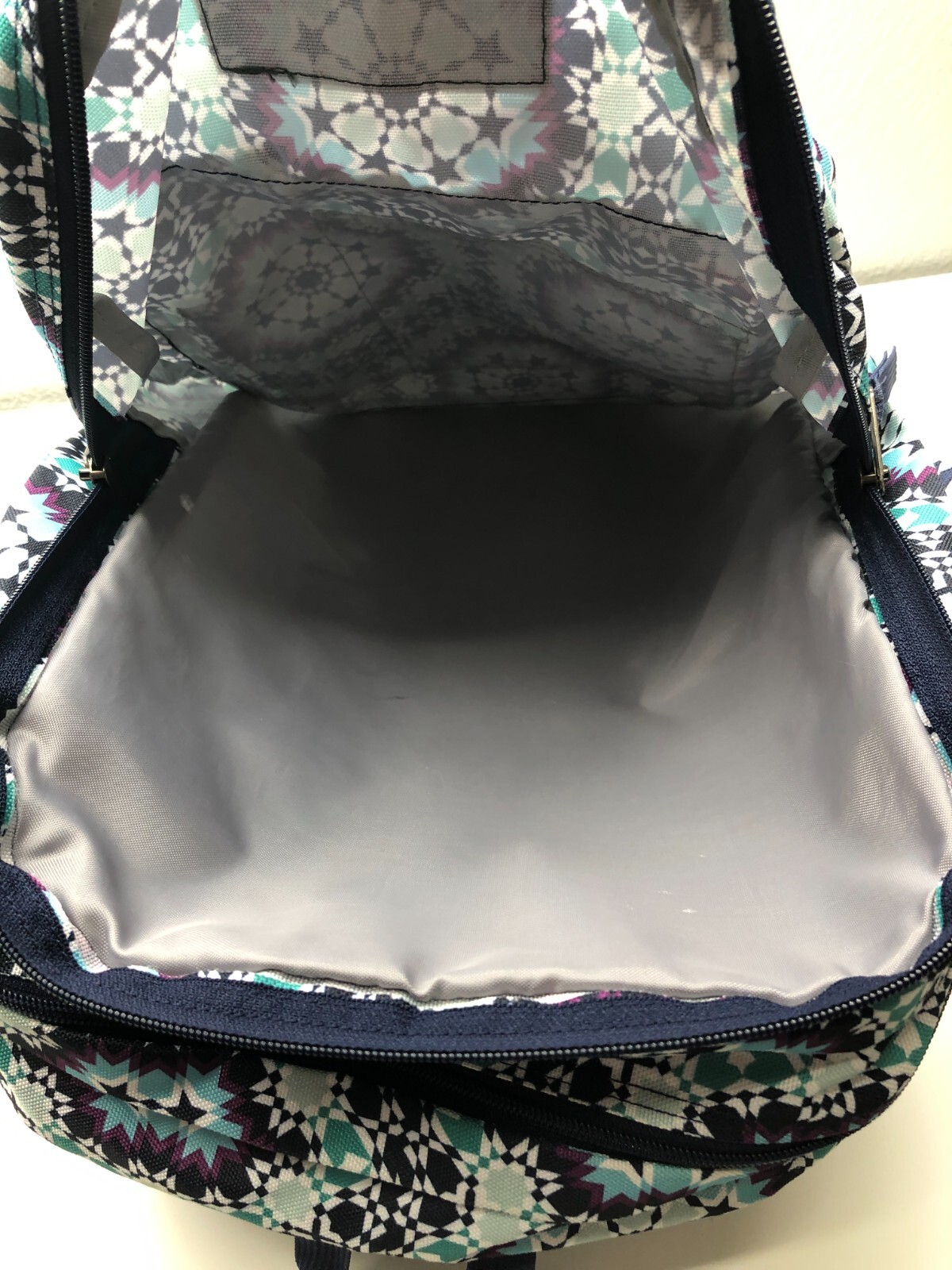 Trans By JanSport Large Backpack Multicolor Green Blue Padded Adjustable Straps