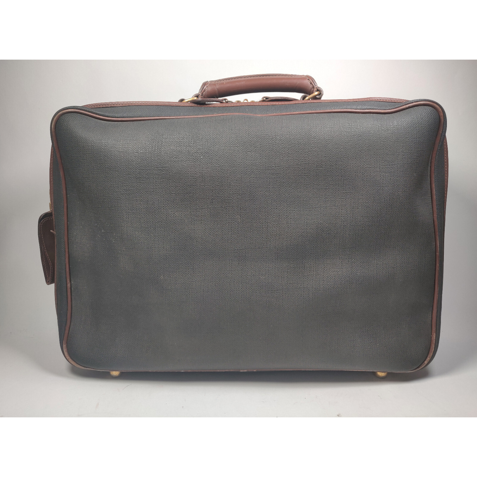 Vintage Dunhill PVC Briefcase Leather Trim Made in Italy 18″ x 12″ x6″