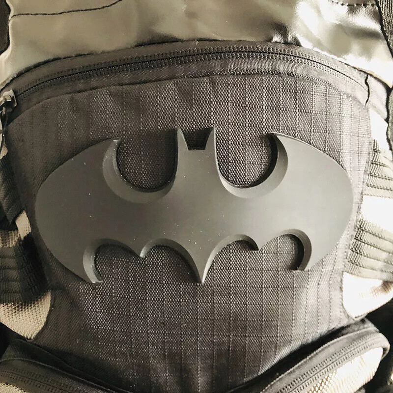 Black Knight Bat Batman Backpack Outdoor Travel Shoulder Bag Large Knapsack Gift