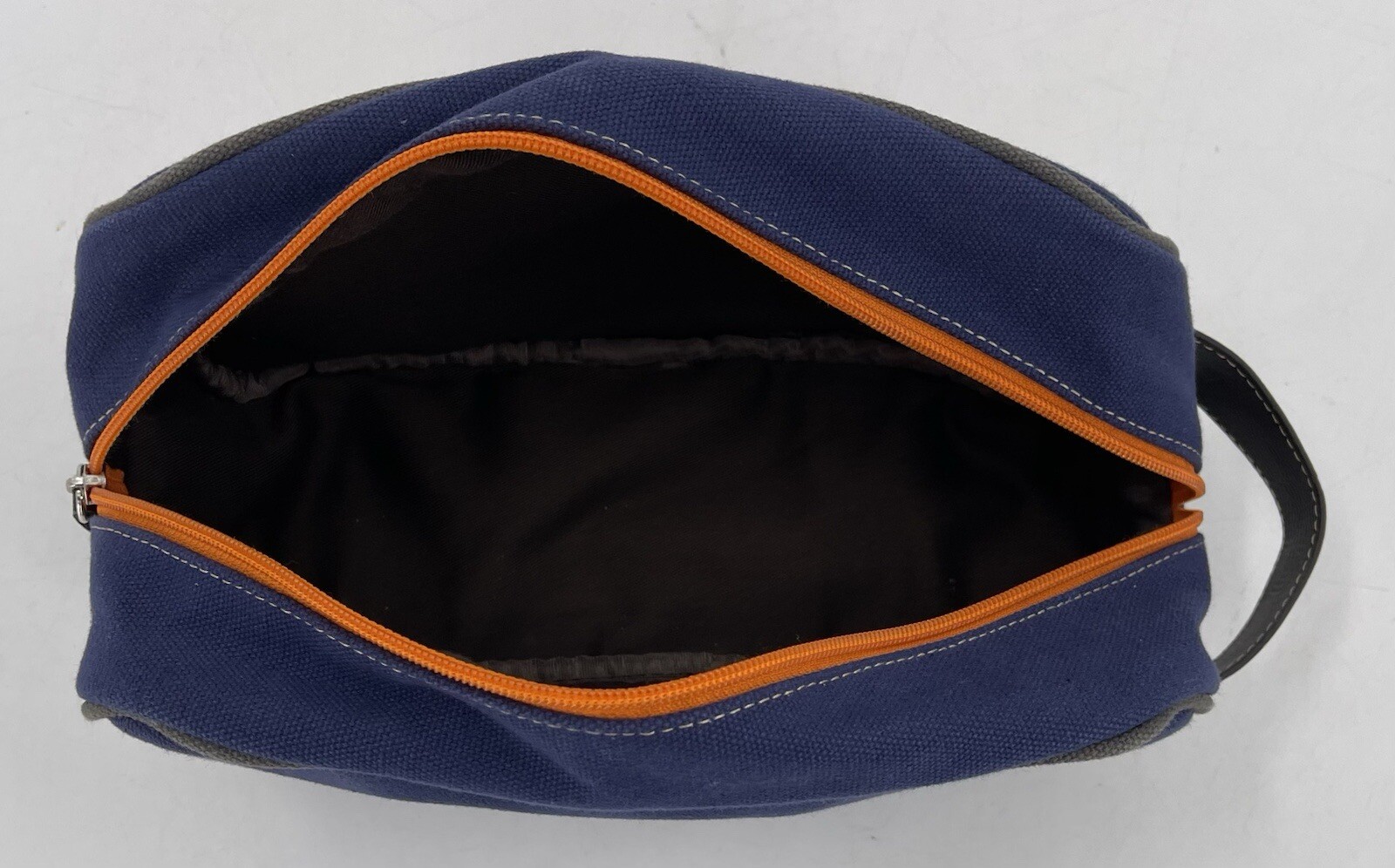 Tommy Bahama Men’s Toiletries Travel Bag Orange & Blue (Gators) Fabric 10 X 4.5”