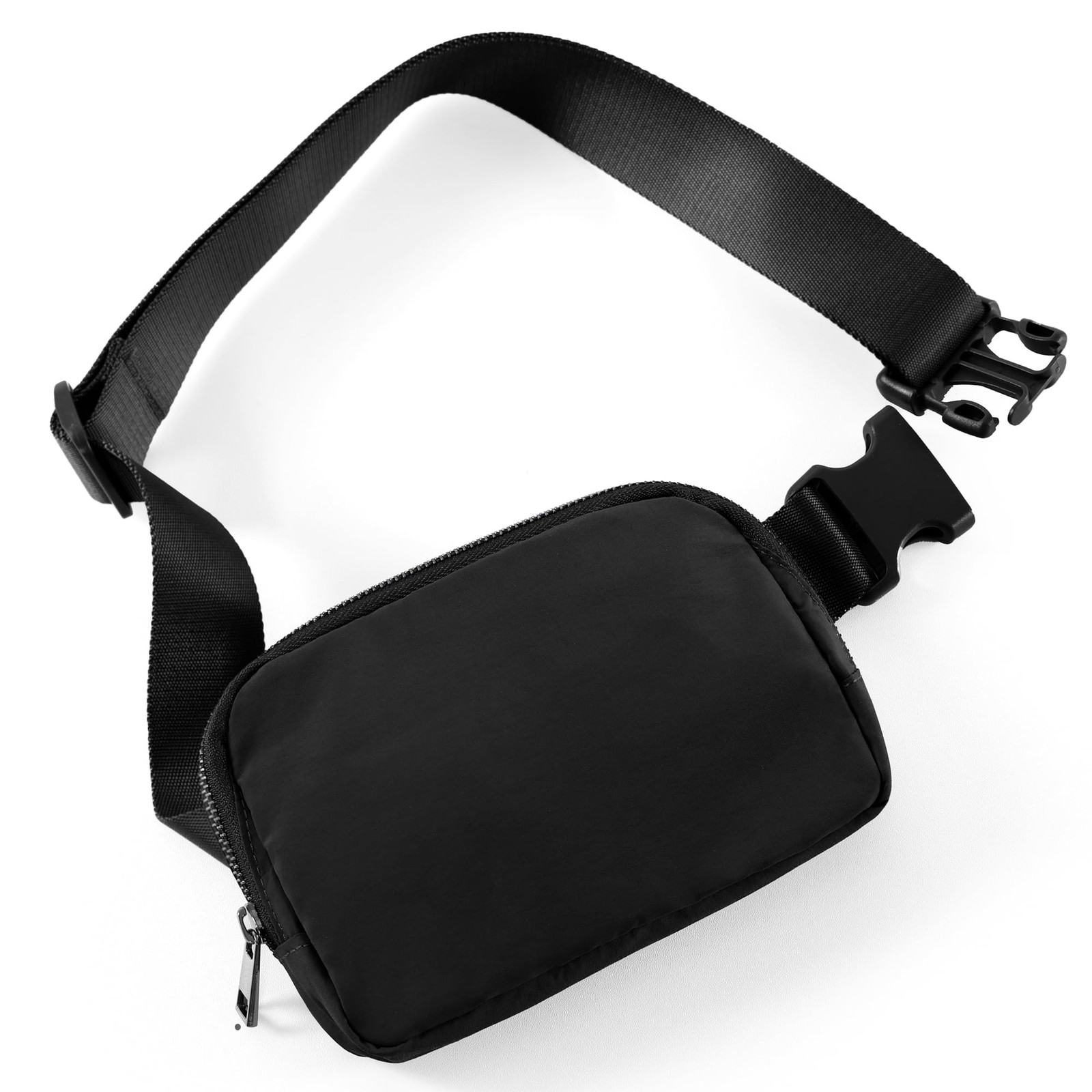 ODODOS Unisex Mini Belt Bag with Adjustable Strap Small Fanny One Size, Black