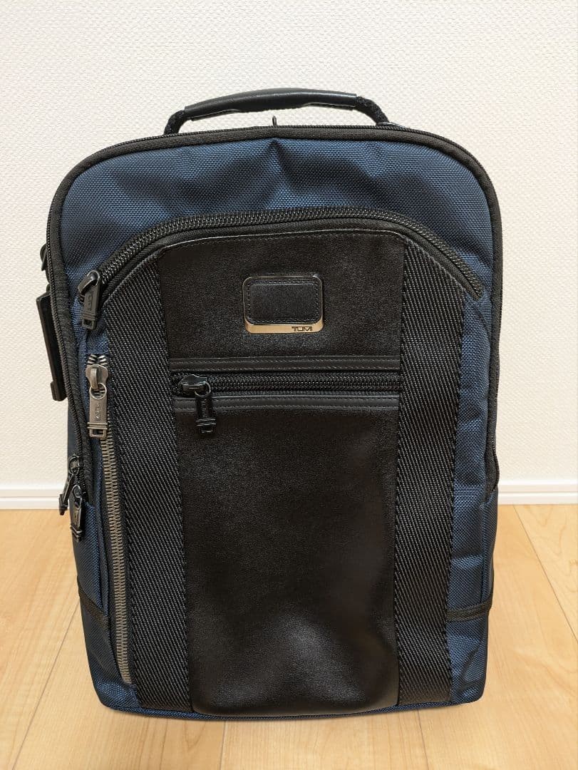 Tumi Alpha Bravo Davis Backpack Navy Rucksack 42cm From Japan