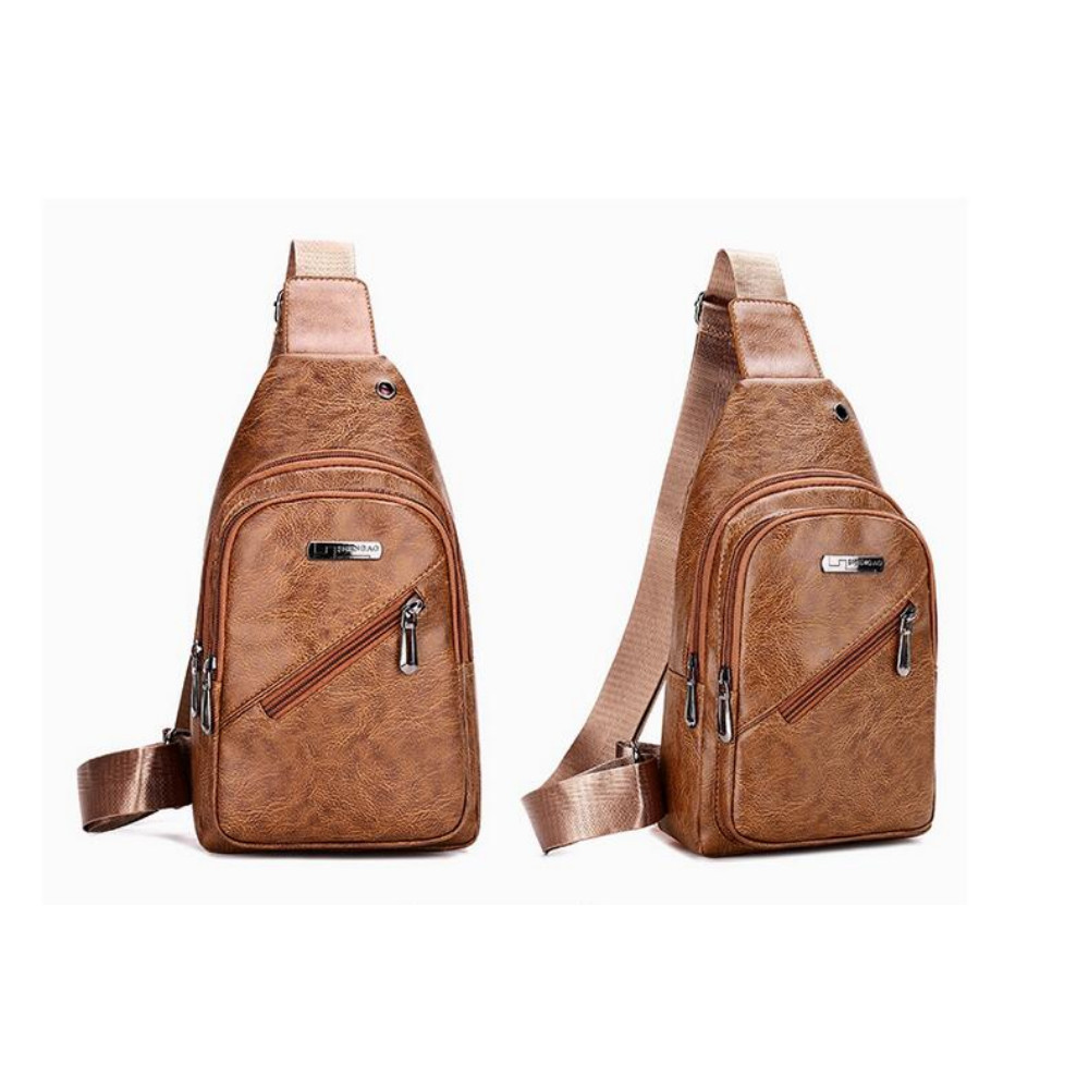 Men Chest Sling Bag Shoulder Pack Cross Body Handbag Sports Travel Backpack Gift