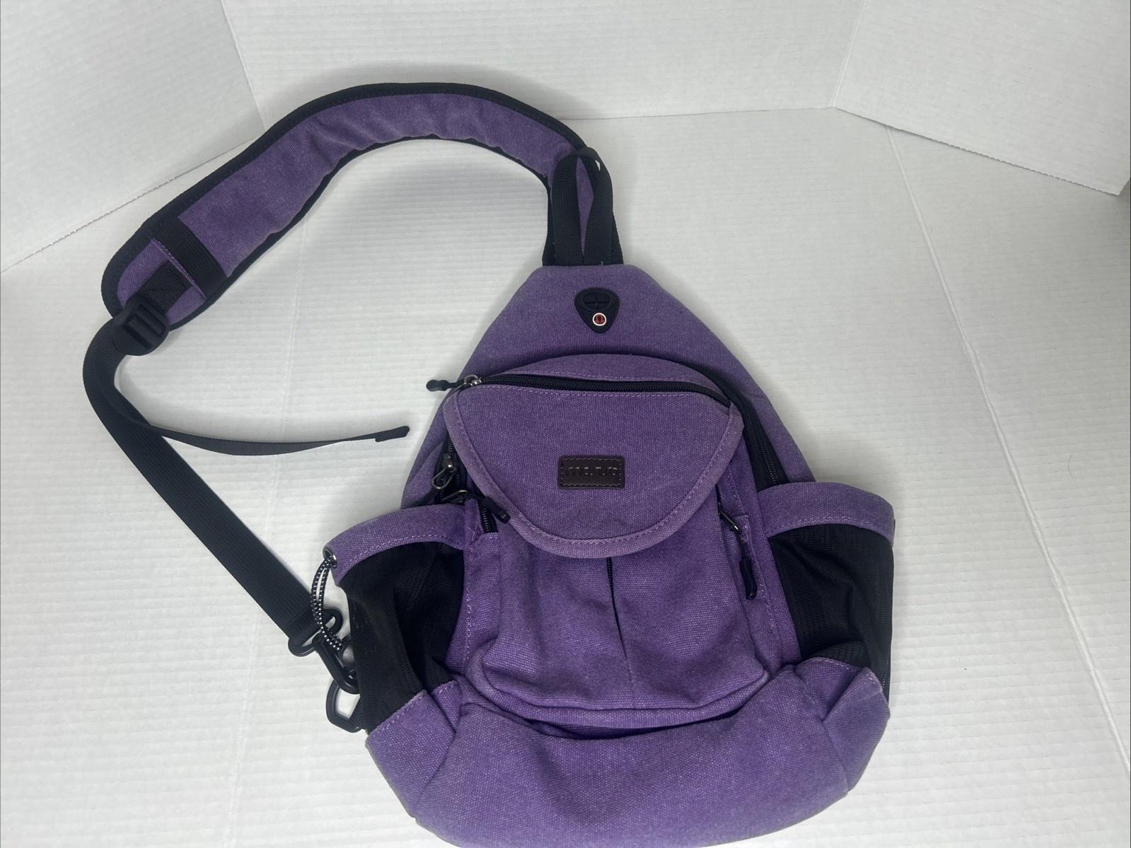 Mosiso Purple Sling Backpack