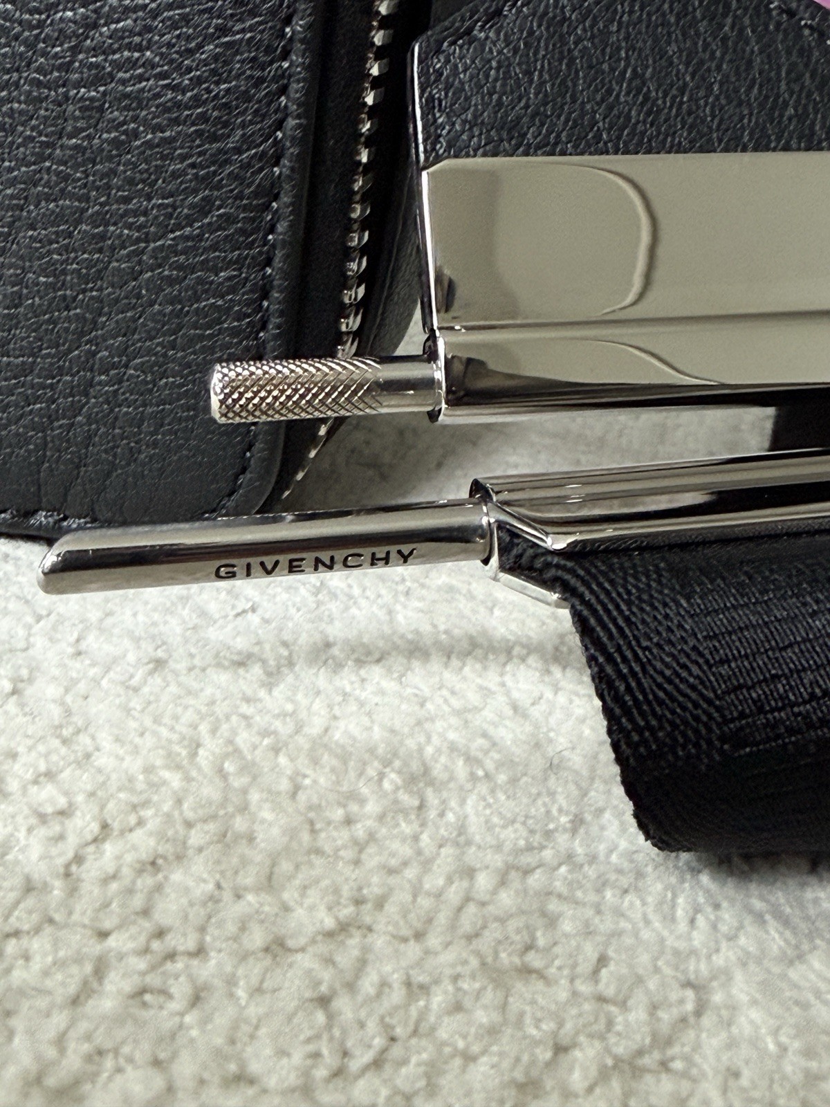 Givenchy Antigona Men’s Leather Crossbody Mini Black Bag Camera