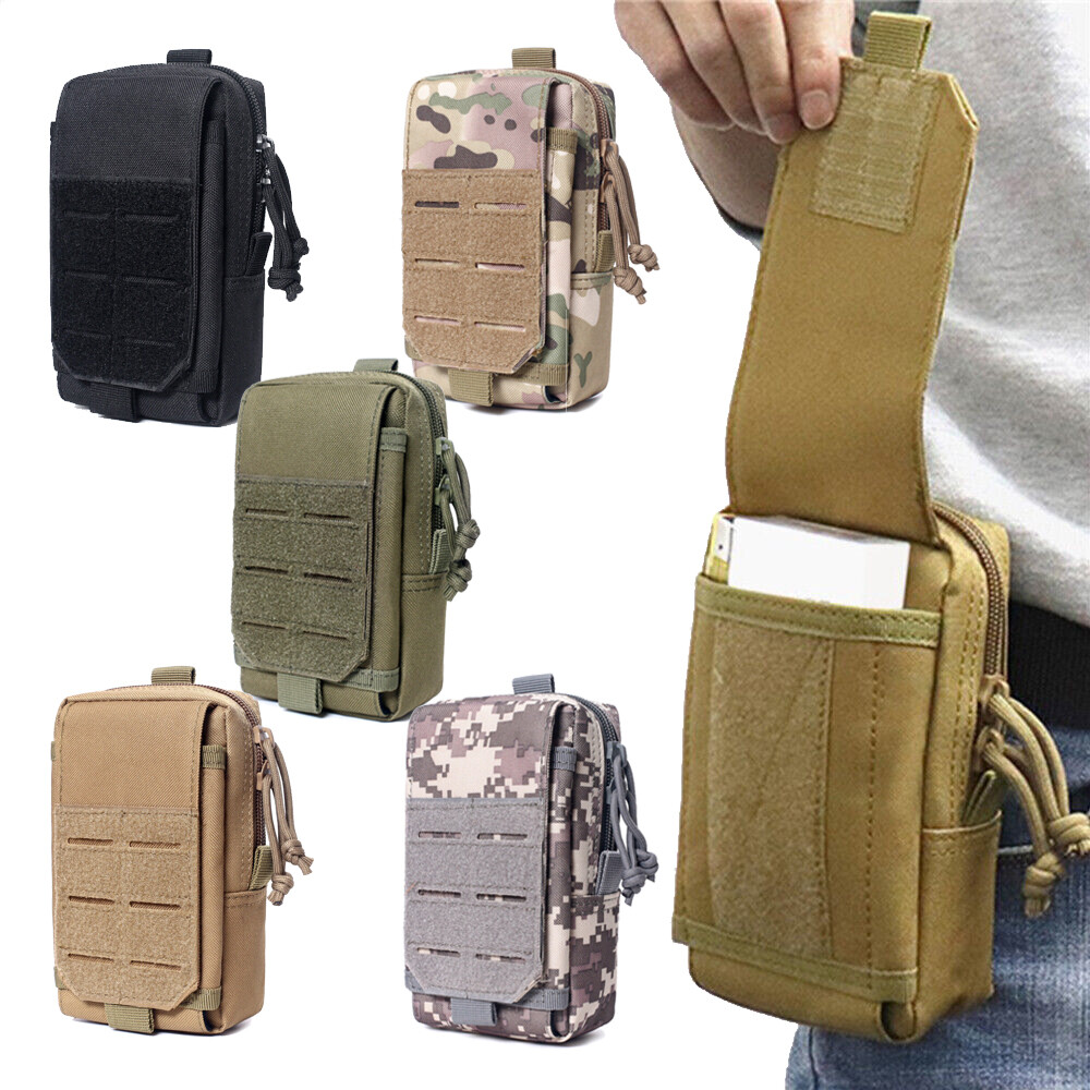 Outdoor Tactical Molle Pouch Mobile Phone Waist Bag EDC Pouch Wallet Utility Bag