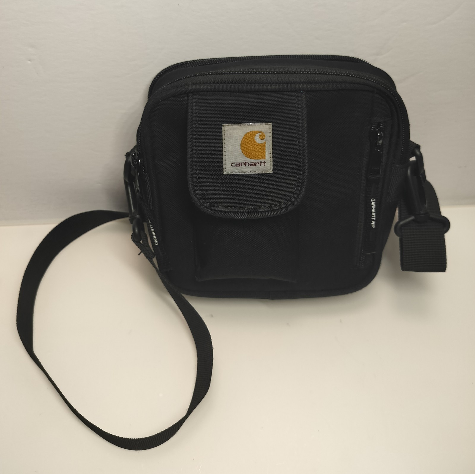 Carhartt WIP Essential Bag Small Crossbody Shoulder Work In Progress Black 7x7x2
