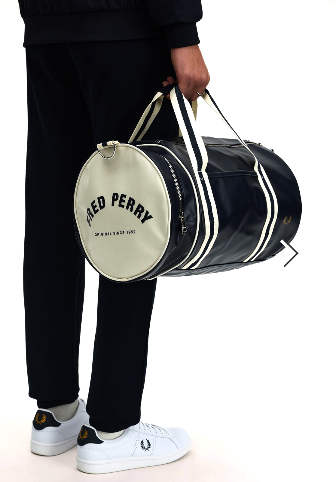 Fred Perry Barrel Bag Navy Blue