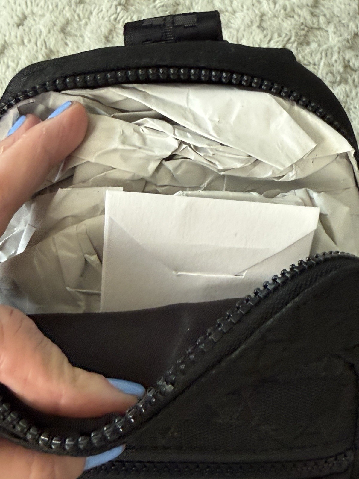 Off-White North/South Flight Multi Pocket Crossbody Bag