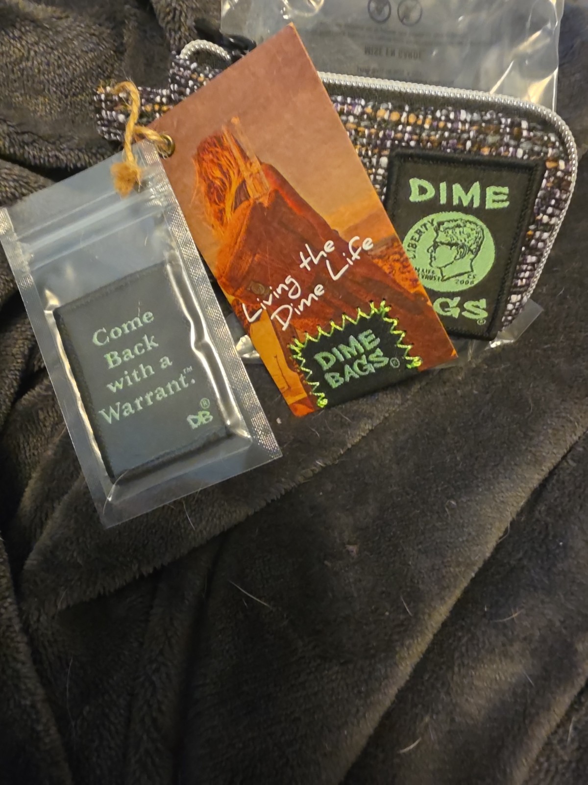 Omerta 5″ Dime Bags Smell Proof Bag Static Purple