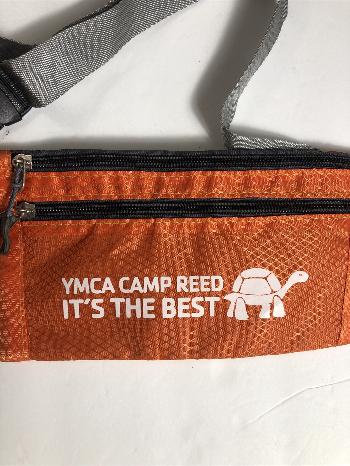 Vintage YMCA Orange Camp Reed “It’s The Best” Hip Pack With Turtle Logo