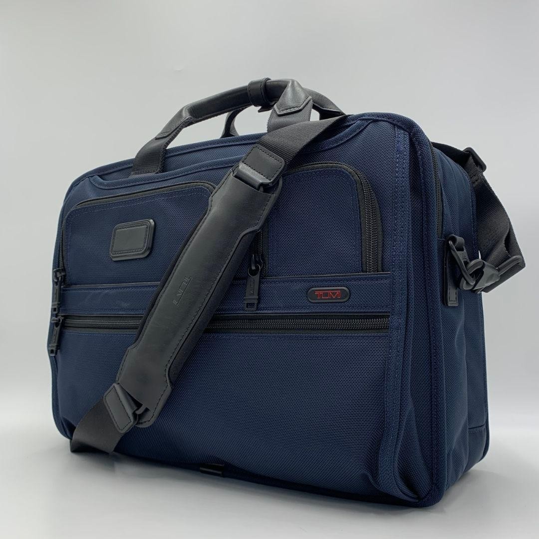 Grade TUMI 3WAY ALPHA3 Backpack Business Bag Navy