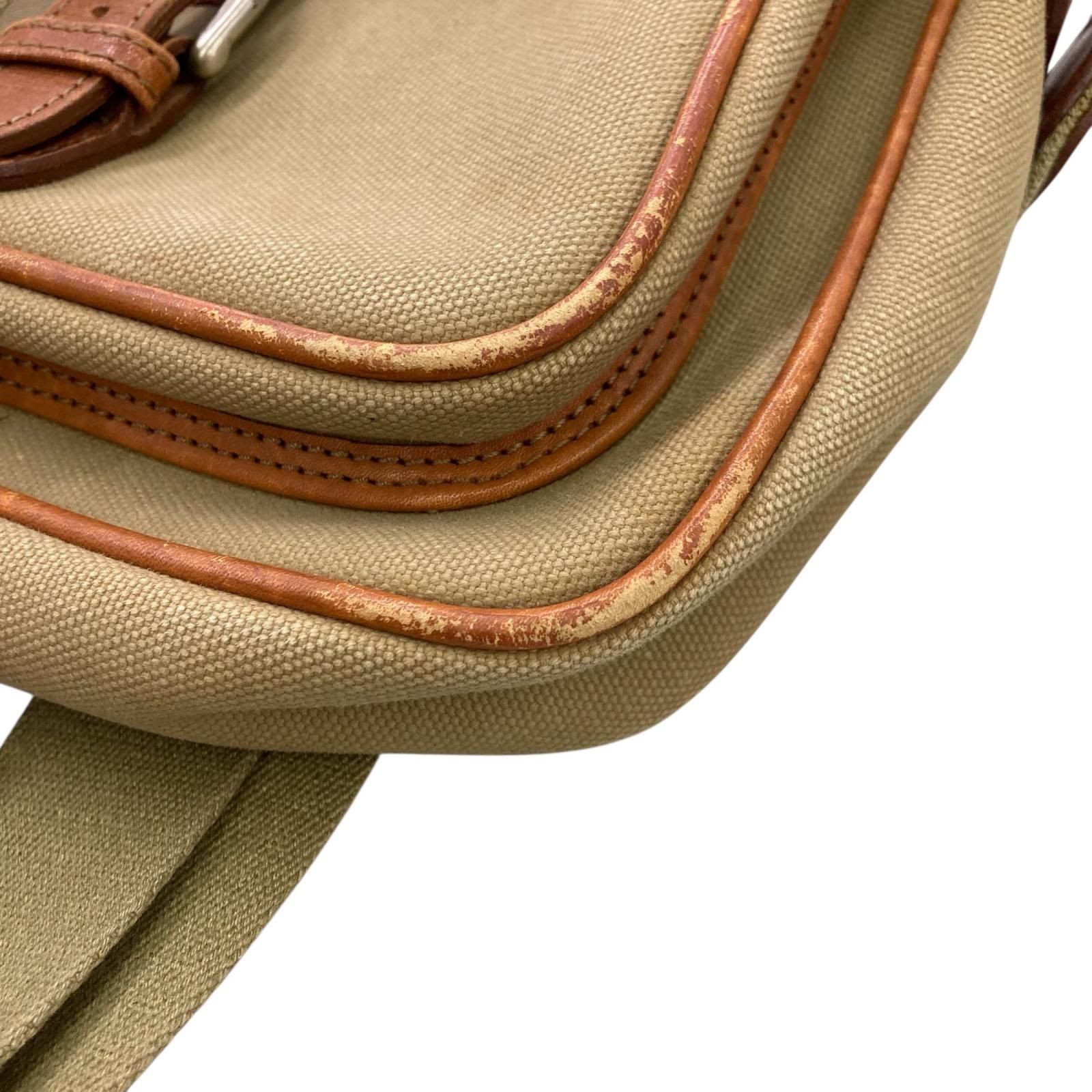 Authentic BURBERRY Shoulder Bag 28cm x 24cm x 7cm Damaged Leather Japan