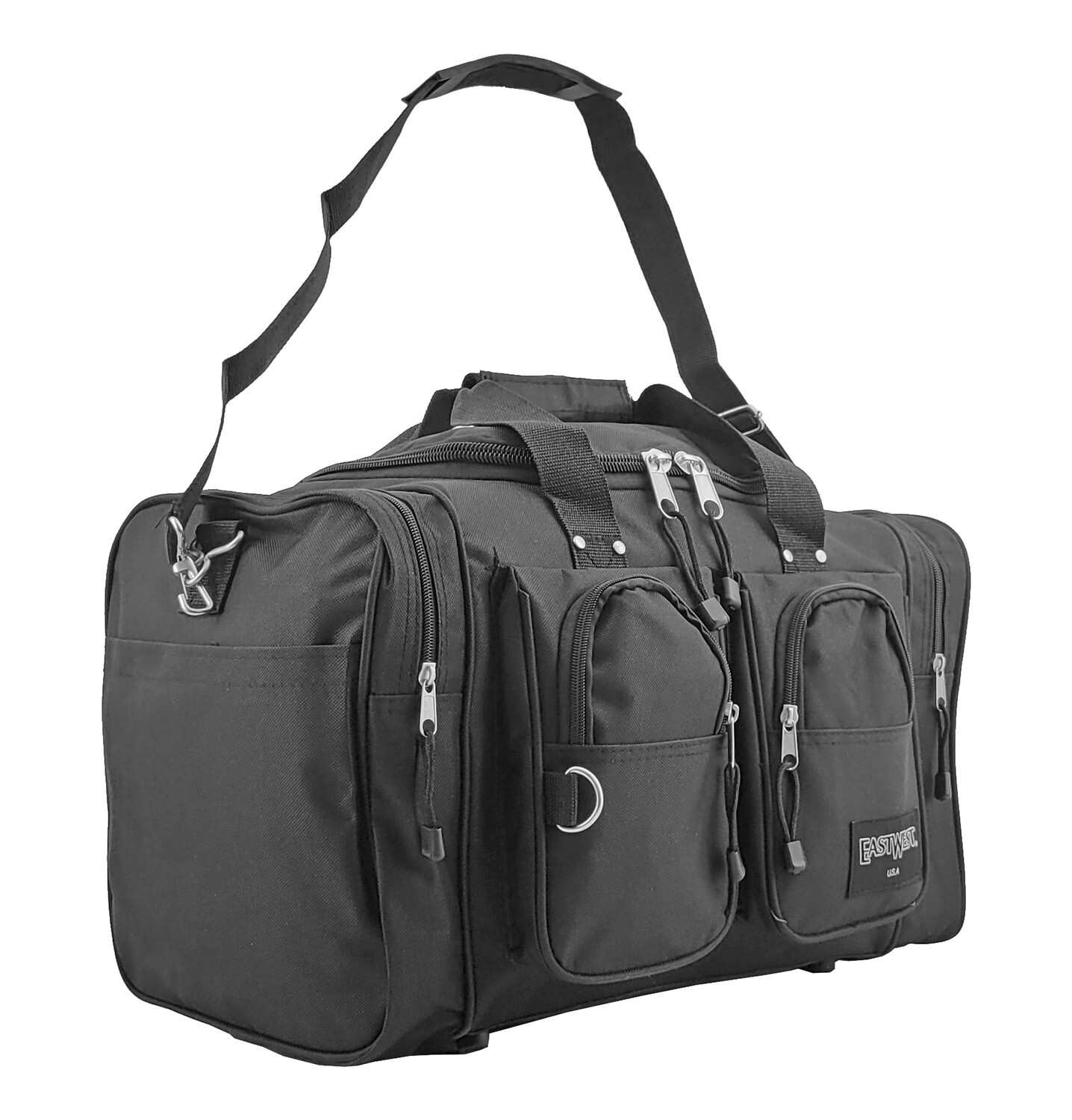 EastWest USA Adjustable Standard DUFFLE Bug Out Tactical Travel Gear Bag BLACK
