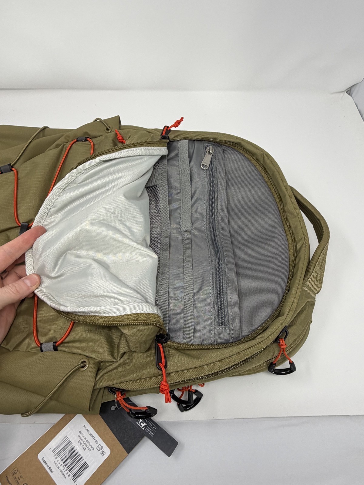 The North Face Borealis Backpack Cedar/Lava Red NF0A52SEMTY – NEW + FAST SHIP