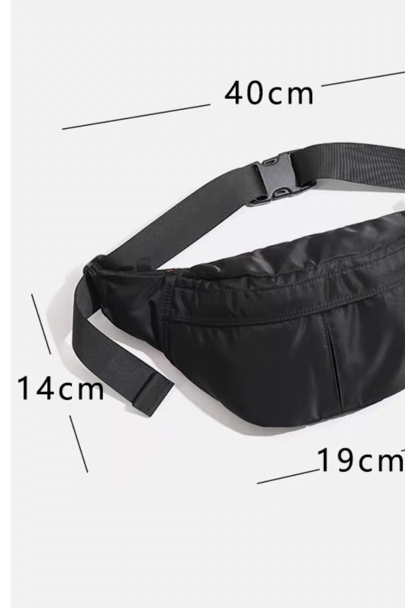 Brand New Head Porter Yoshida Co 1st Gen Black Waist Sling Bag Fanny Packs Japan