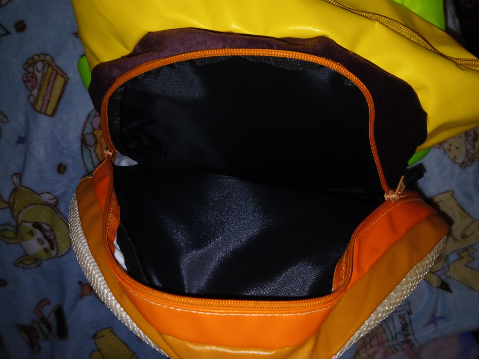 Cheeseburger Backpack Multi-compartment Funny Hamburger Backpack Steven Universe