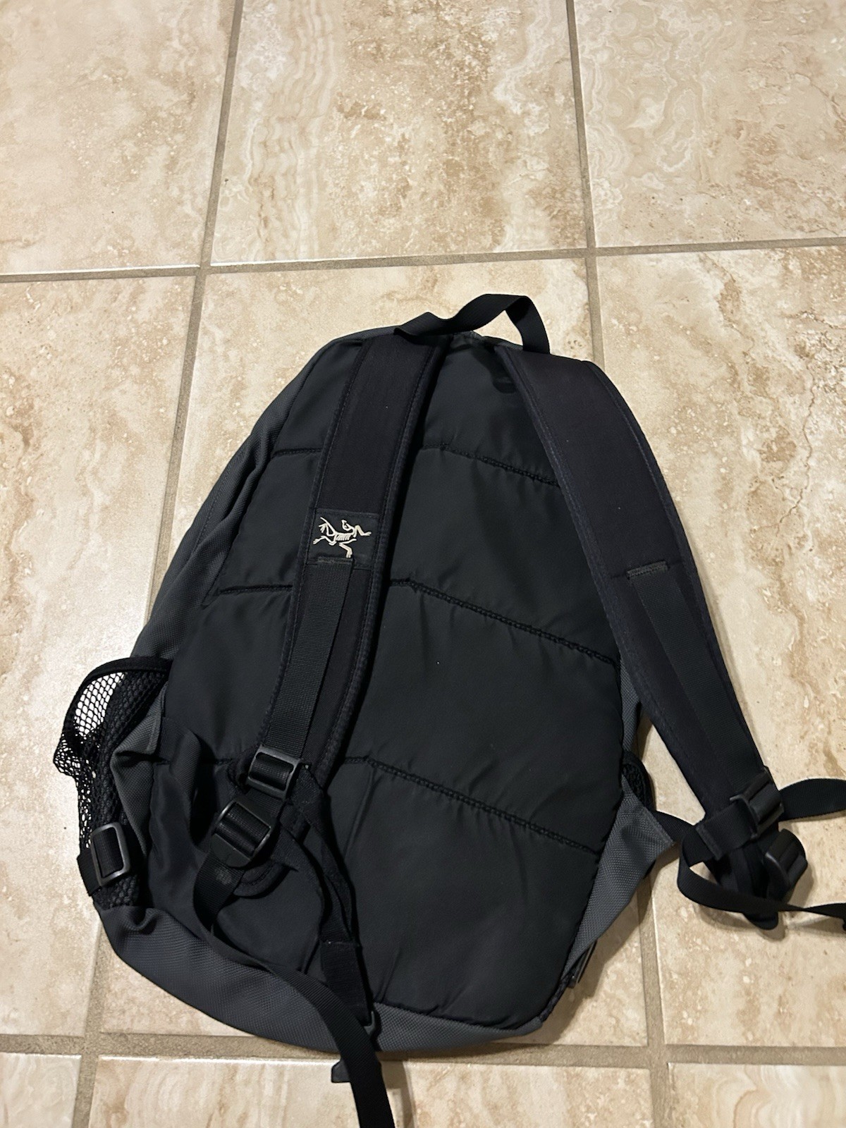 Arc’teryx Backpack Orange Gray Opal 100% Nylon Adjustable Shoulder Straps