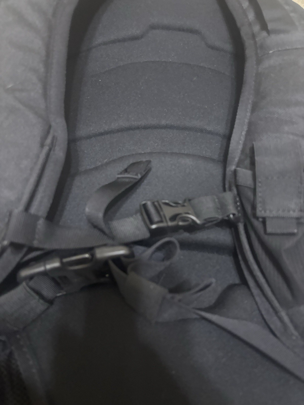 Oakley Tactical Field Gear Backpack Black Hard Shell Laptop Travel Bag Rare