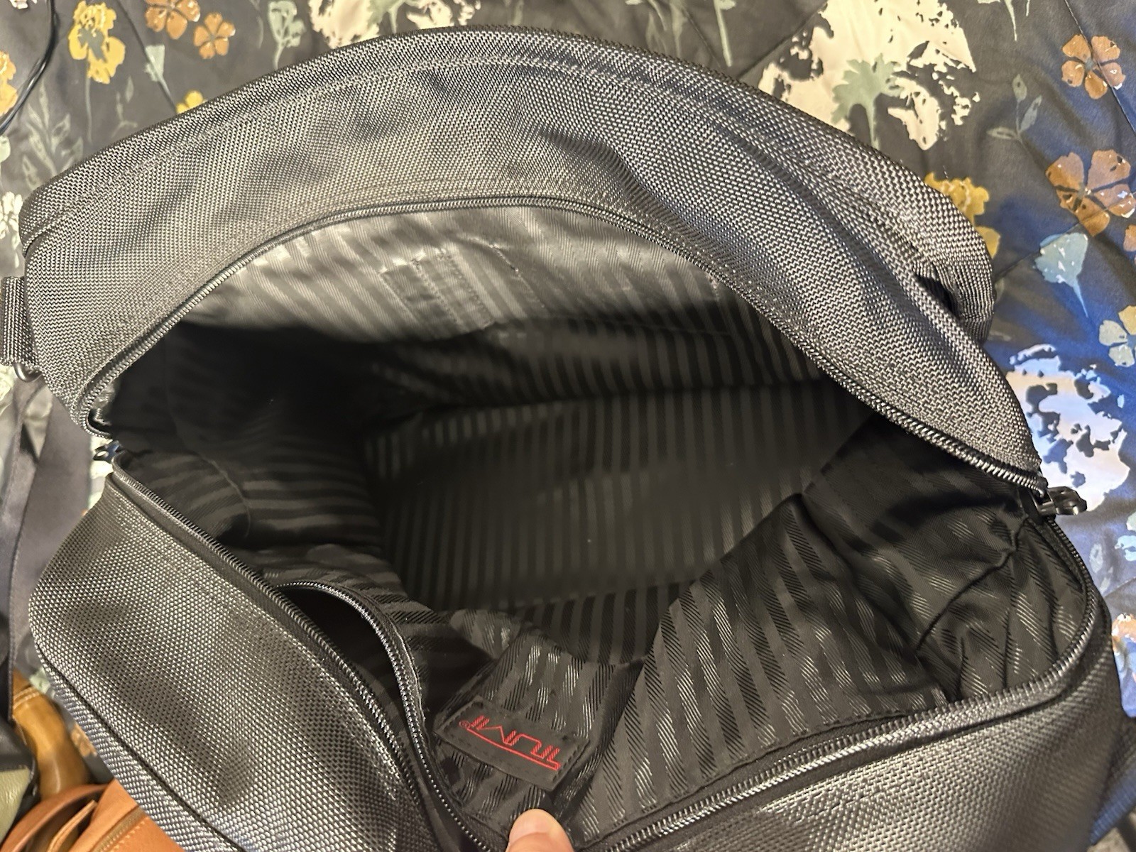 Tumi Alpha Ballistic Nylon Duffle Bag Black, Carry-On, Weekender, No Strap