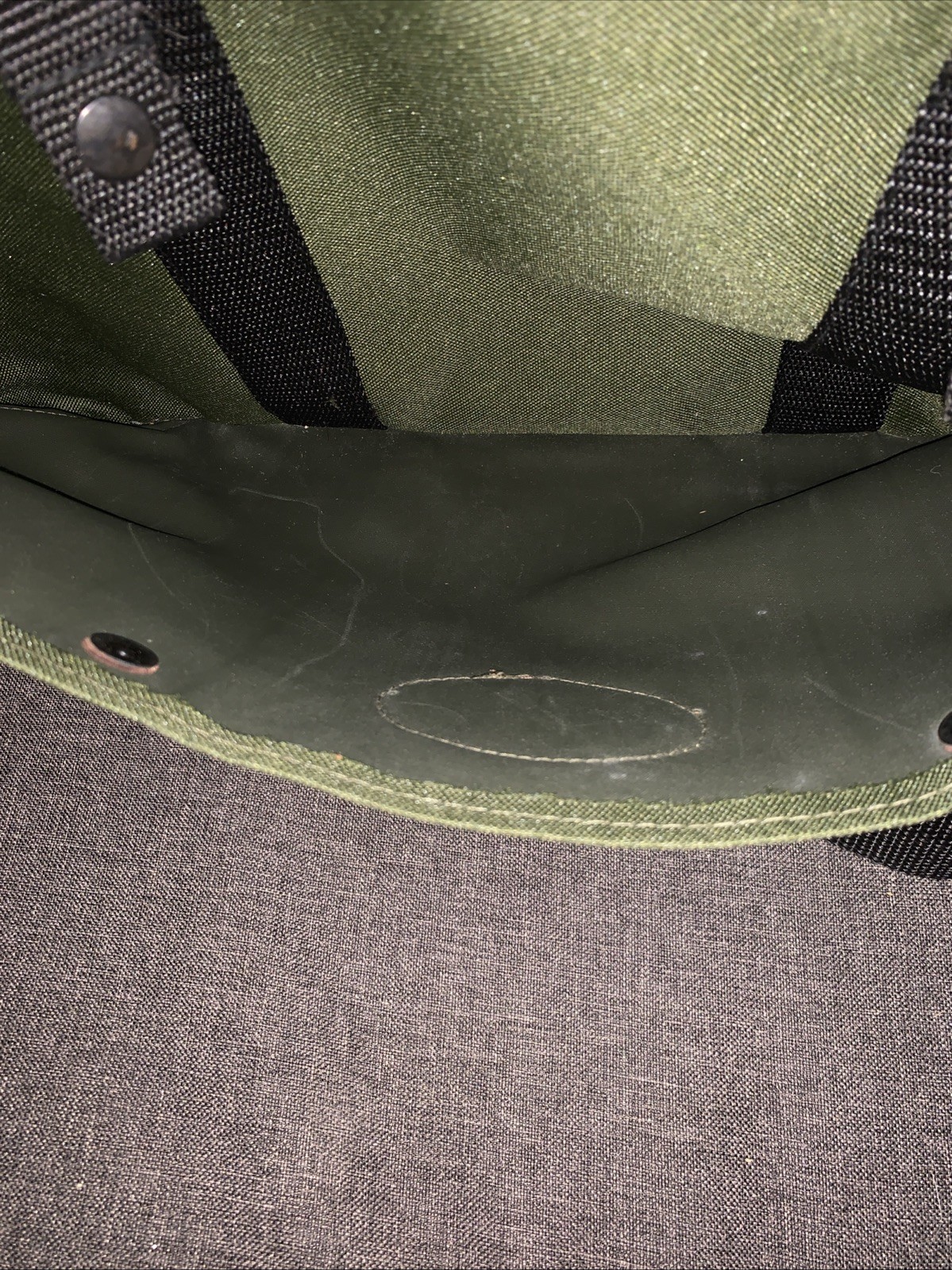 Orvis Messenger Bag Green/Brown Zip Crossbody Shoulder Strap Inner/Outer Pockets