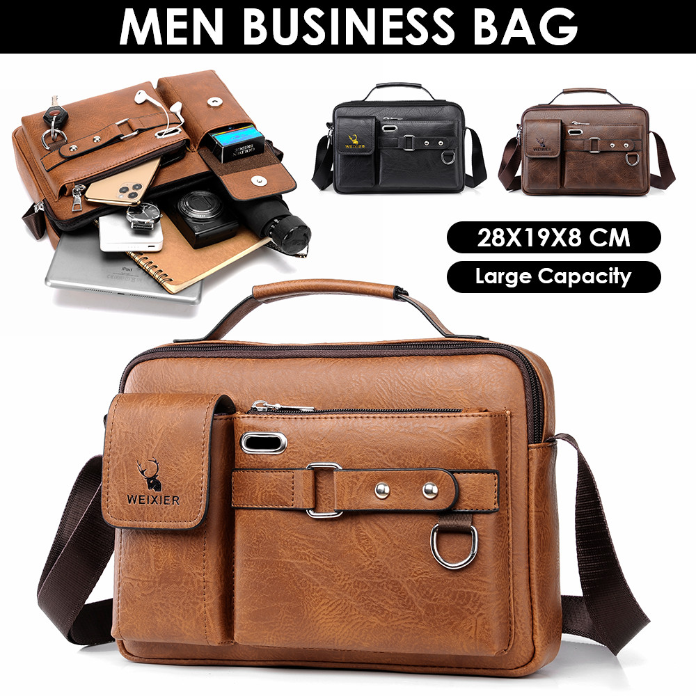 Men Messenger Bag Shoulder Bag Handbag Business Crossbody Briefcase Bag Small