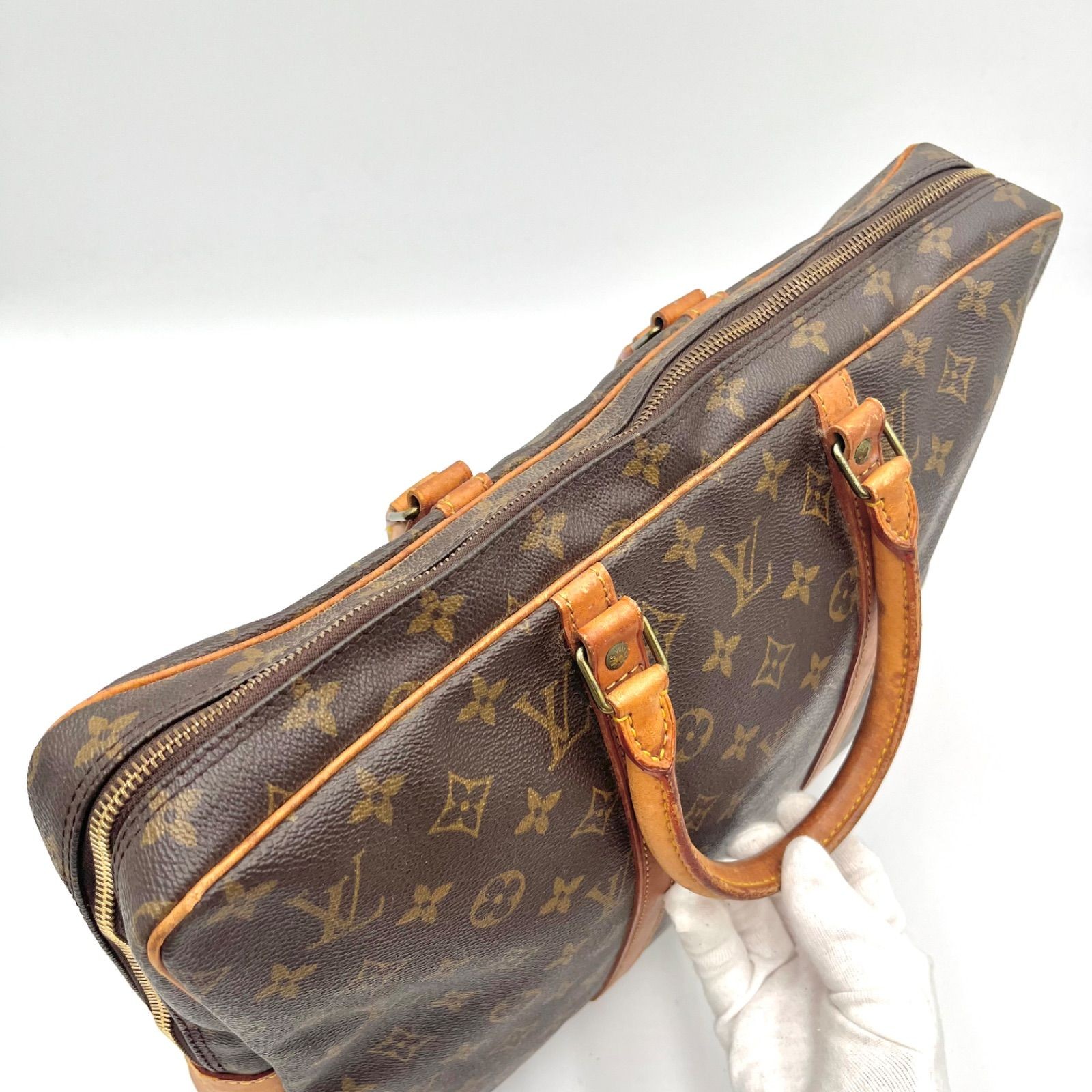 Auth LOUIS VUITTON Monogram Porte-Documents Voyage Men’s Business Bag, H 2Y10191
