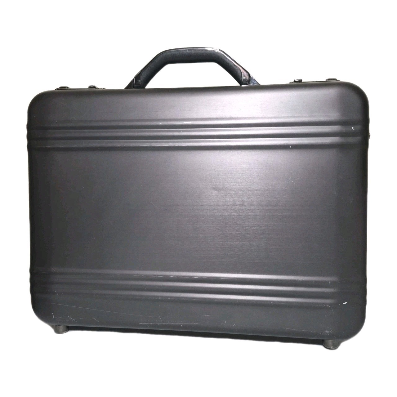 Vintage Kenneth Cole Reaction Aluminum Attache Briefcase Metal Gunmetal