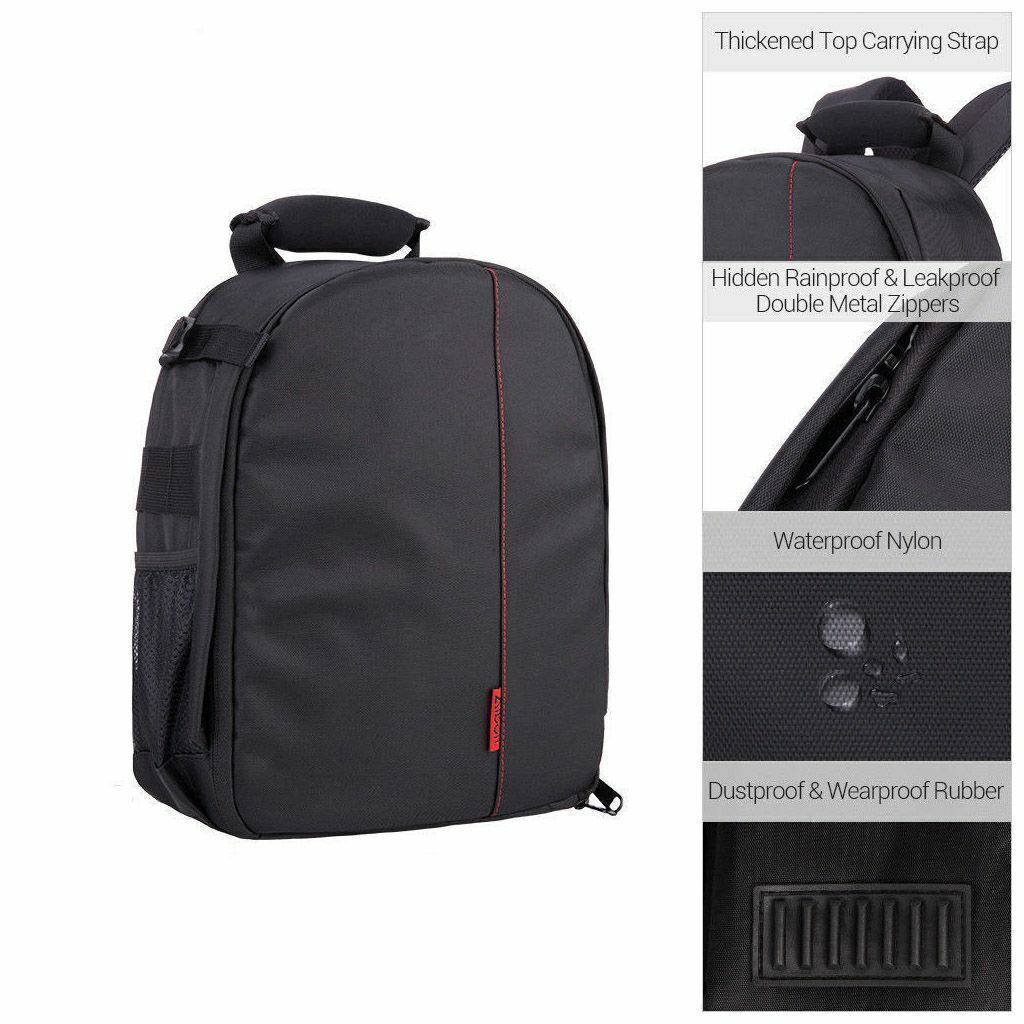 Extra Large Digital Camera Shoulder Backpack SLR DSLR Bag for Nikon Sony Canon