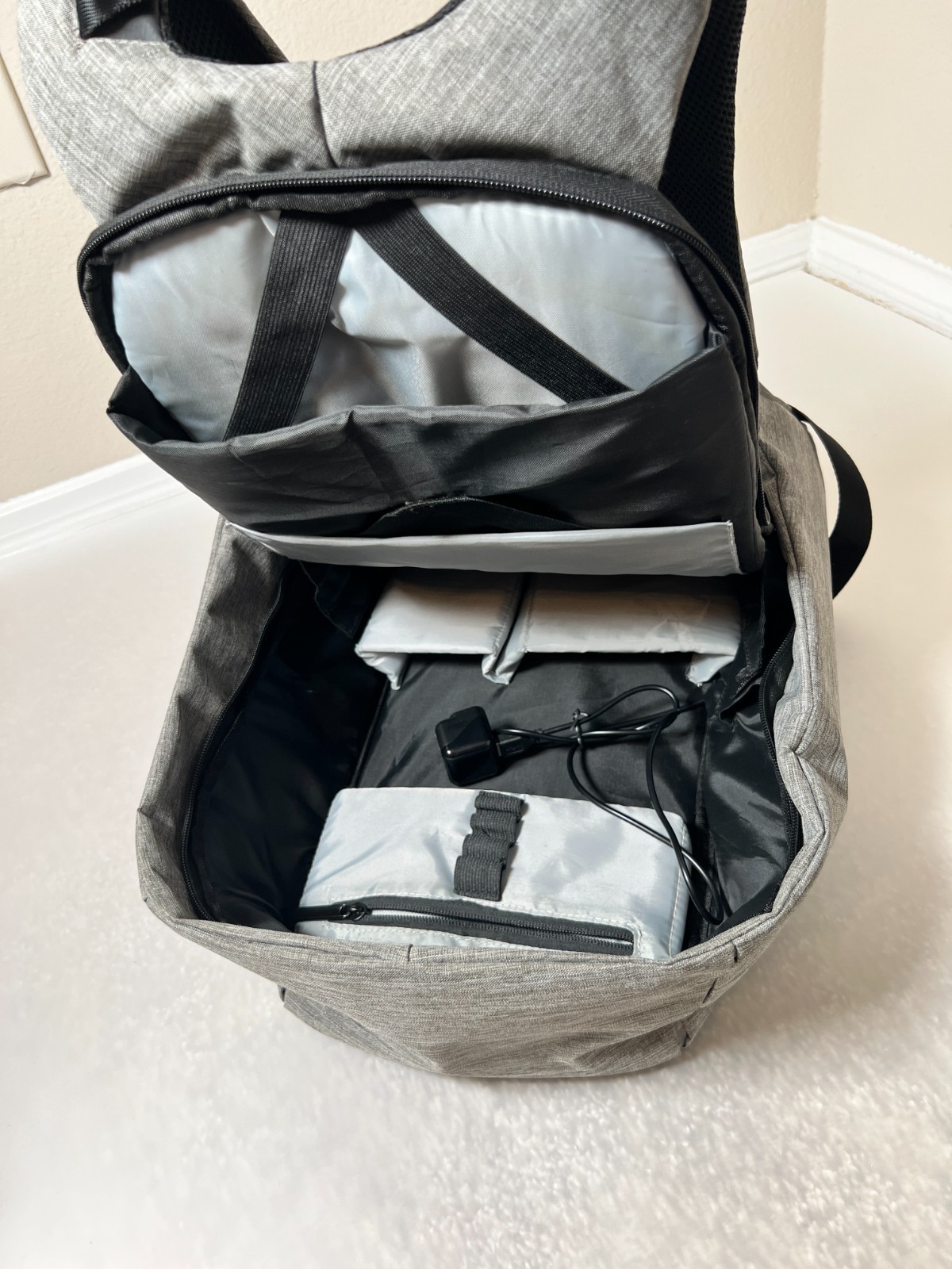 Anti-Theft Backpack Secure Travel Carry On Laptop Bag USB Port