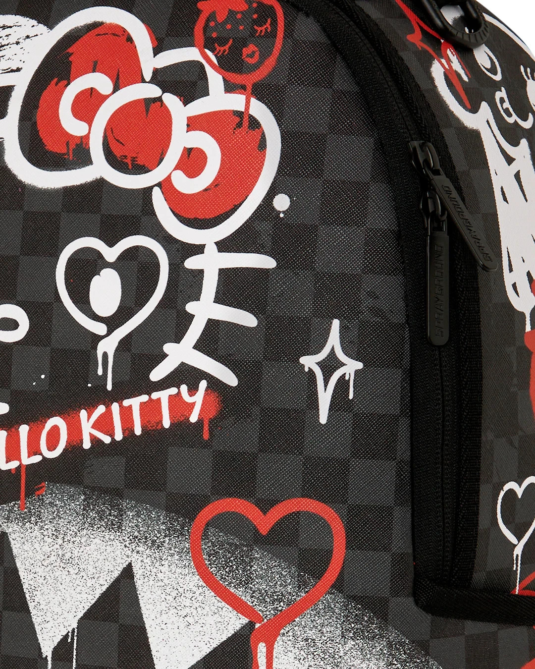 Sprayground Hello Kitty FRESH PAINT Backpack🔥New Black Kids Bookbag School Bag