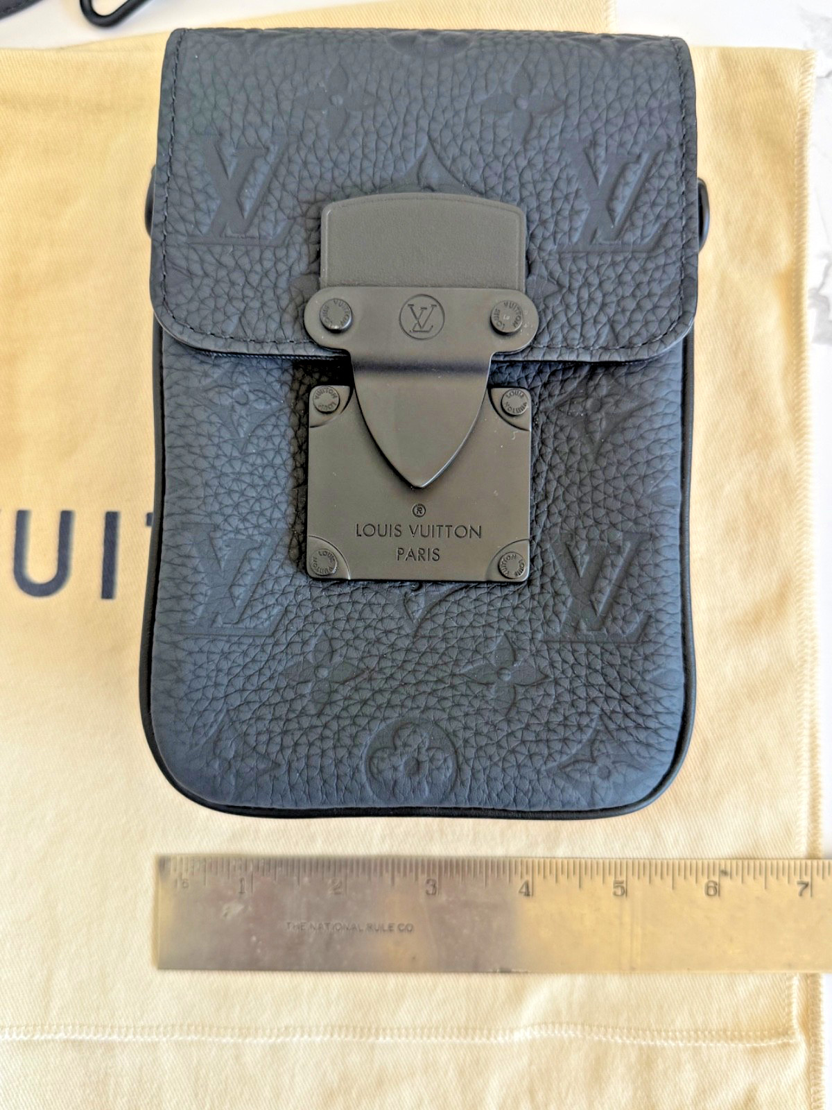 Louis Vuitton S-Lock Vertical Wearable Wallet Side Bag – Taurillon Monogram