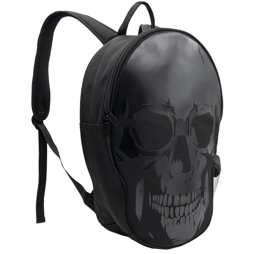 Kreepsville 666 Black Skull Backpack Padded Straps Gothic Punk Bag 18 X 13″ NWT