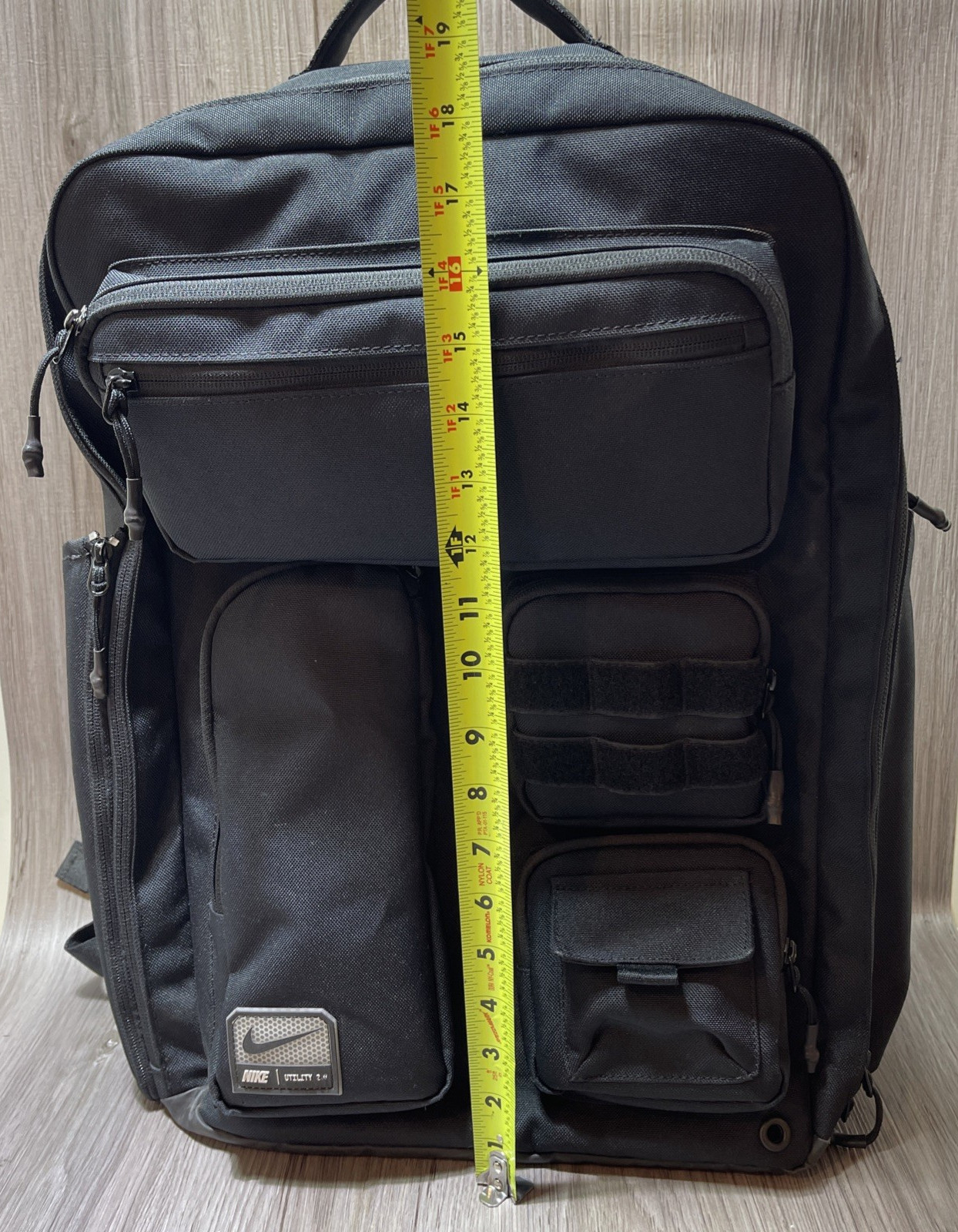 Nike Utility Elite Backpack 2.0 Ultimate Travel Bag Large Triple Black