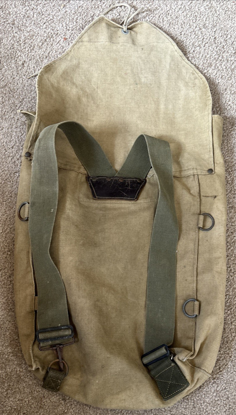 Vintage Kumfort Boy Pack Canvas Bag Byer Mfg Orono Maine
