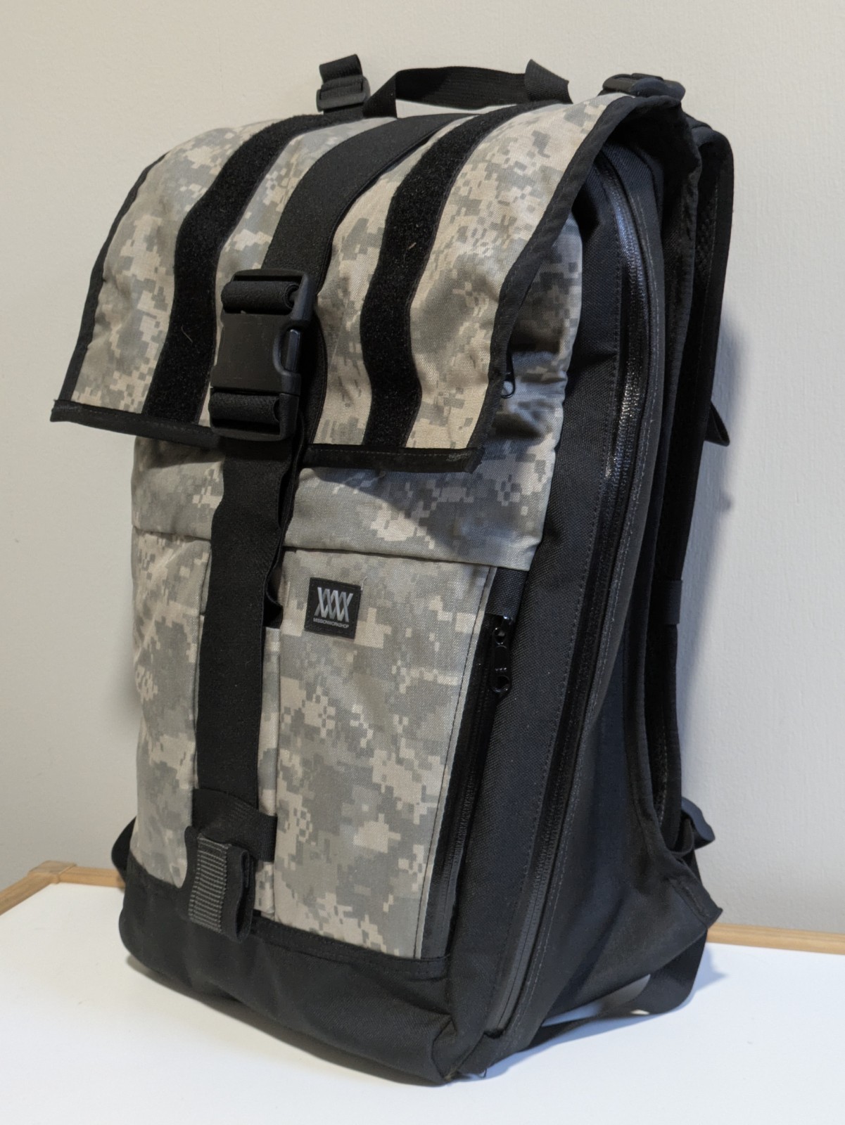 Mission Workshop ‘Rambler’ Backpack Expandable Waterproof Bag Camouflage Black