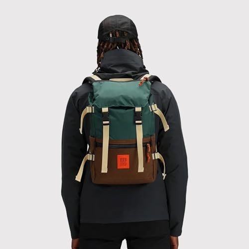 Topo Designs Rover Pack Classic Black Backpack Durable Outdoor Adventure Bag