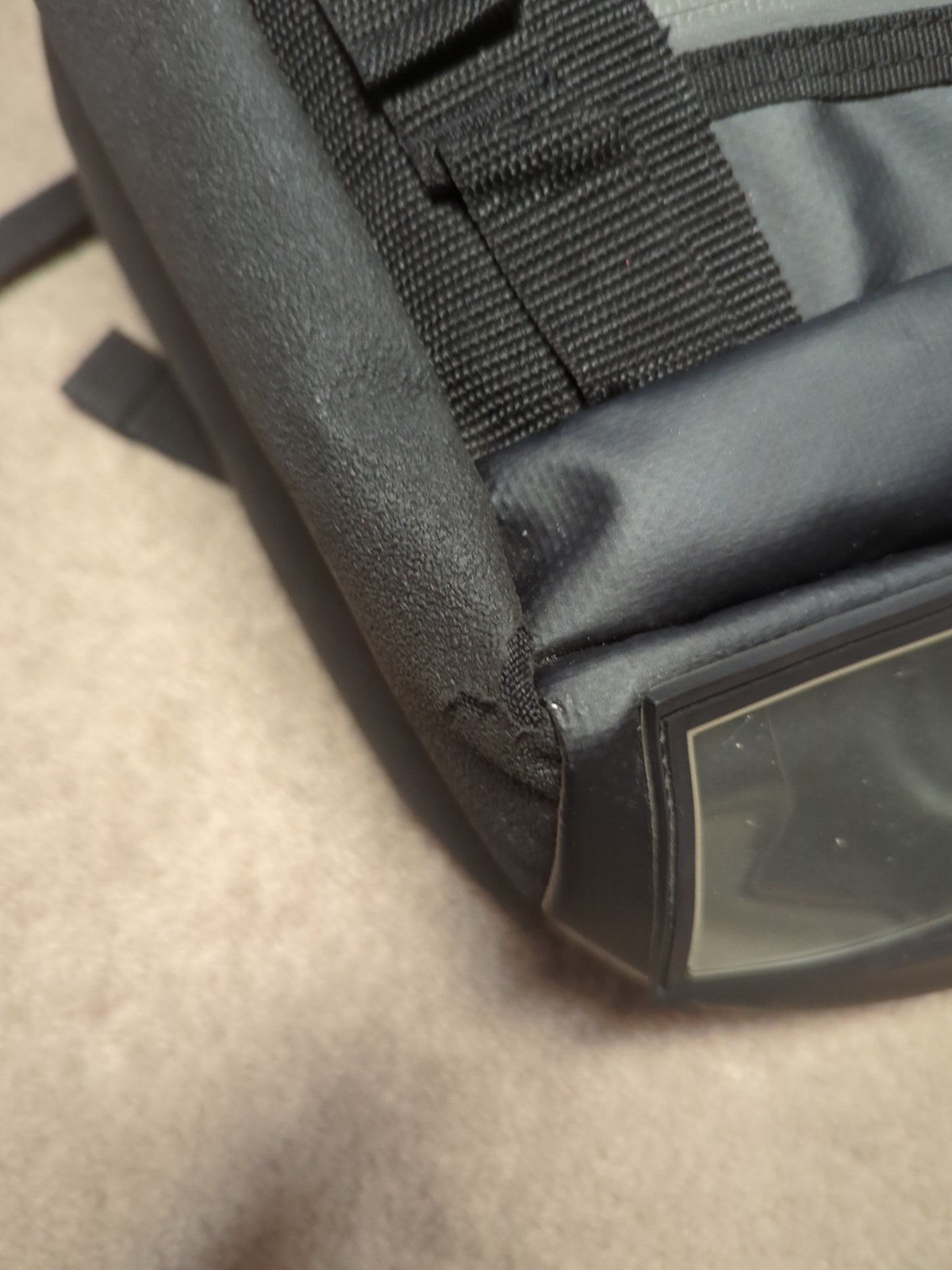 Superdry Men’s Mono Tarp Backpack Black Durable Urban Travel School Bag