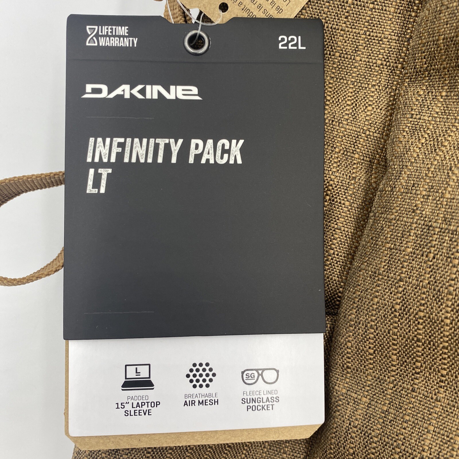 Dakine Infinity LT 22L Laptop Backpack Caramel Pack – New With Tags –