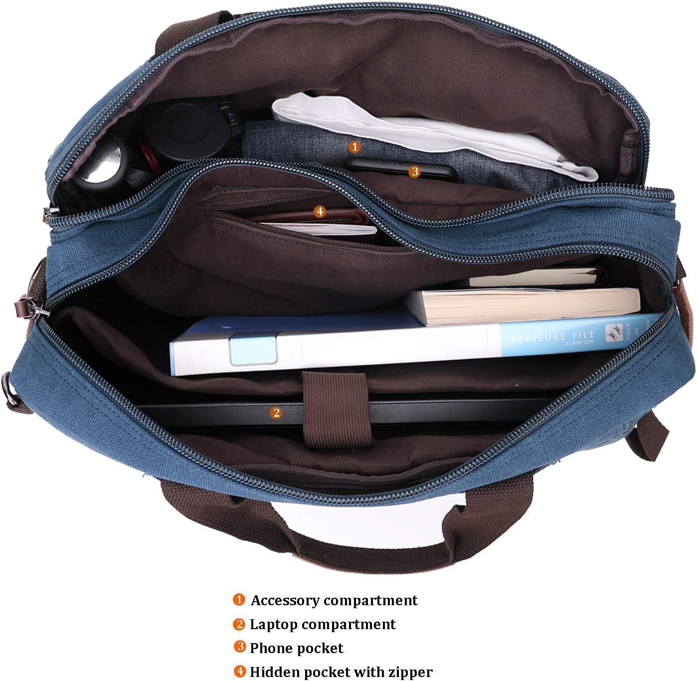 3 in 1 Convertible Laptop Backpack Men Messenger Bag Travel Laptop Bag College