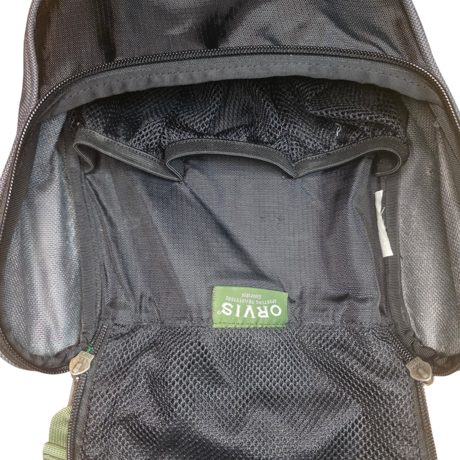 Orvis Black Travel Toiletry Bag Dopp Kit Hanging Organizer Zip Case