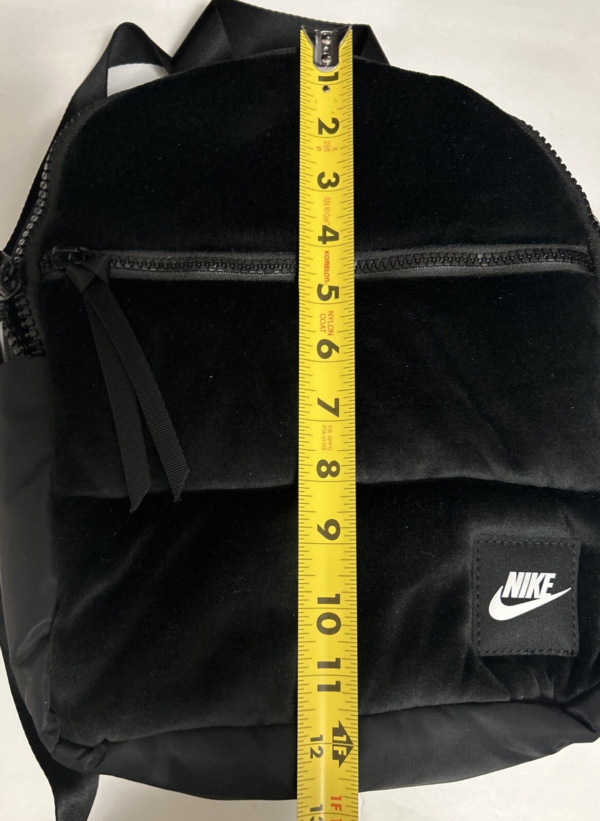 Nike Sportswear Essentials Mini Backpack Black Velvet Front
