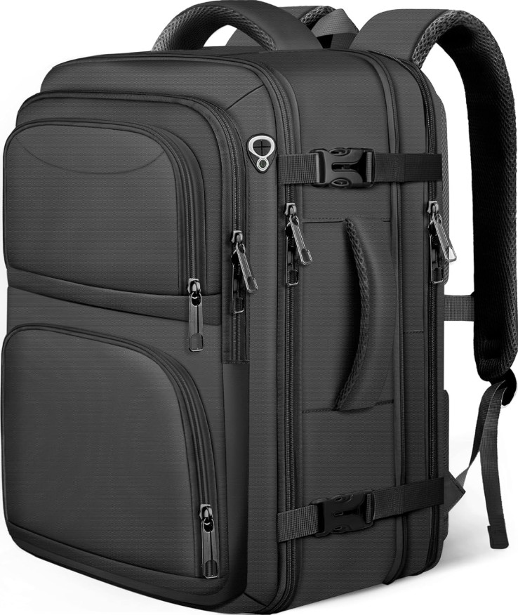 Travel Backpack, Expandable Carry on Backpack for Men, TSA 17.3 inch Laptop Bag