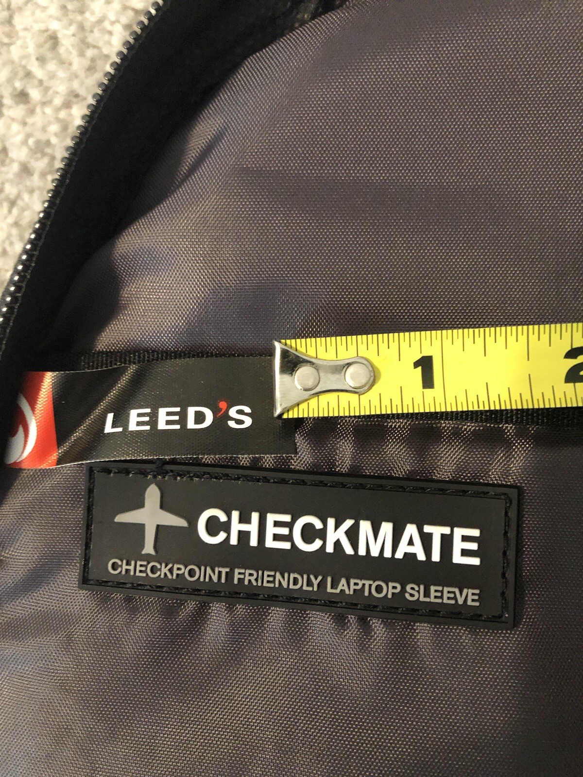Leed’s Checkmate Union Pacific Railroad Embroidered Black Corporate Backpack