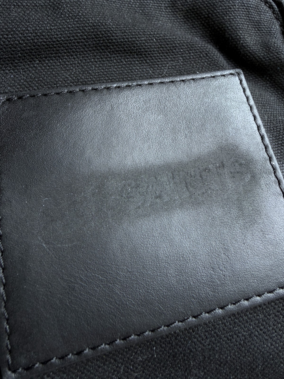 AllSaints FALCON Pouch Canvas Bag Black Mens Ladies Unisex Small Cotton