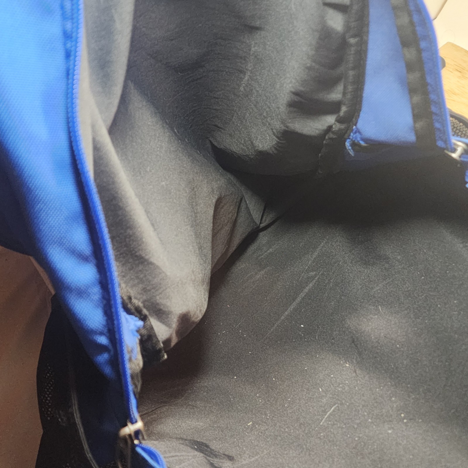 Nike Blue Backpack Multi‑Pocket School Travel Bag Black Straps Durable Unisex
