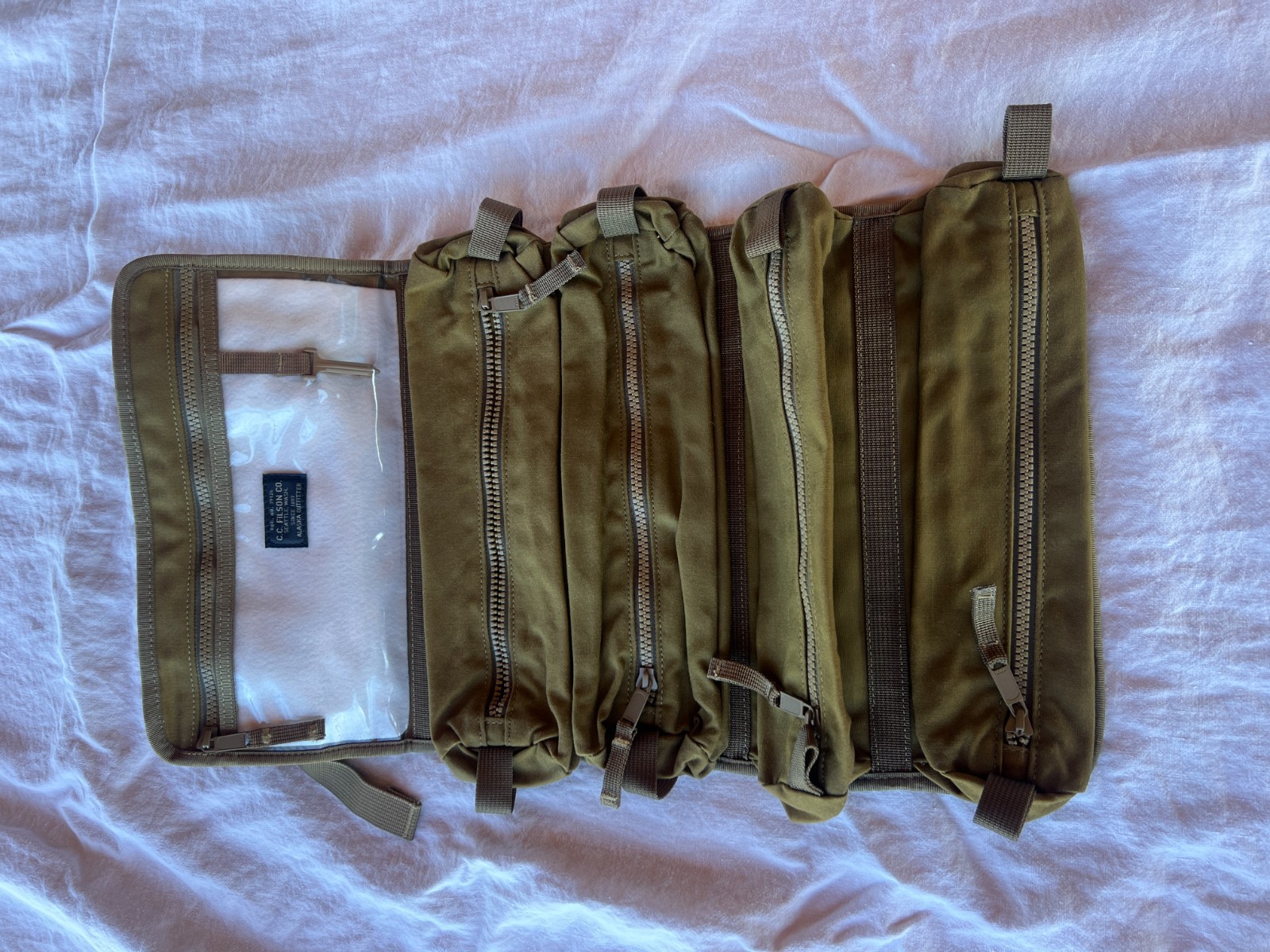 FILSON Alcan Tool Roll water proof, tin cloth. Cordura